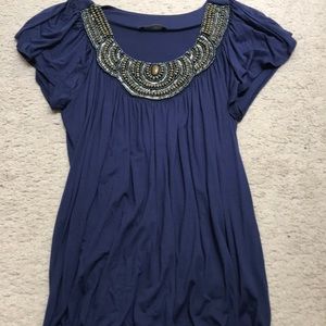 Soprano Beautiful blue short sleeve top